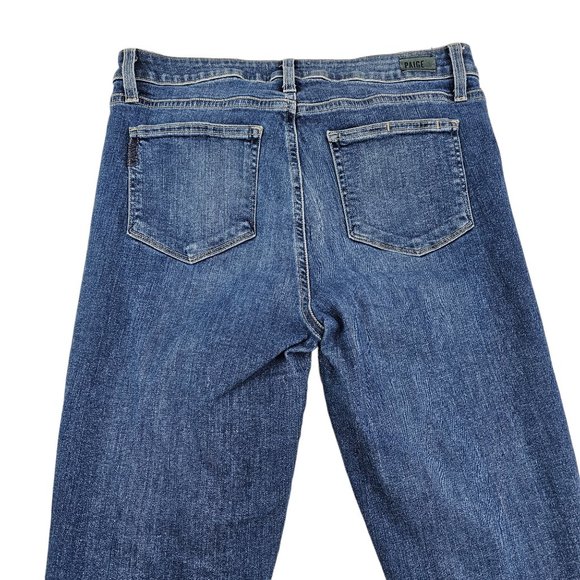 PAIGE HOXTON ANKLE Blue Ankle & Cropped Jeans - Picture 3 of 16
